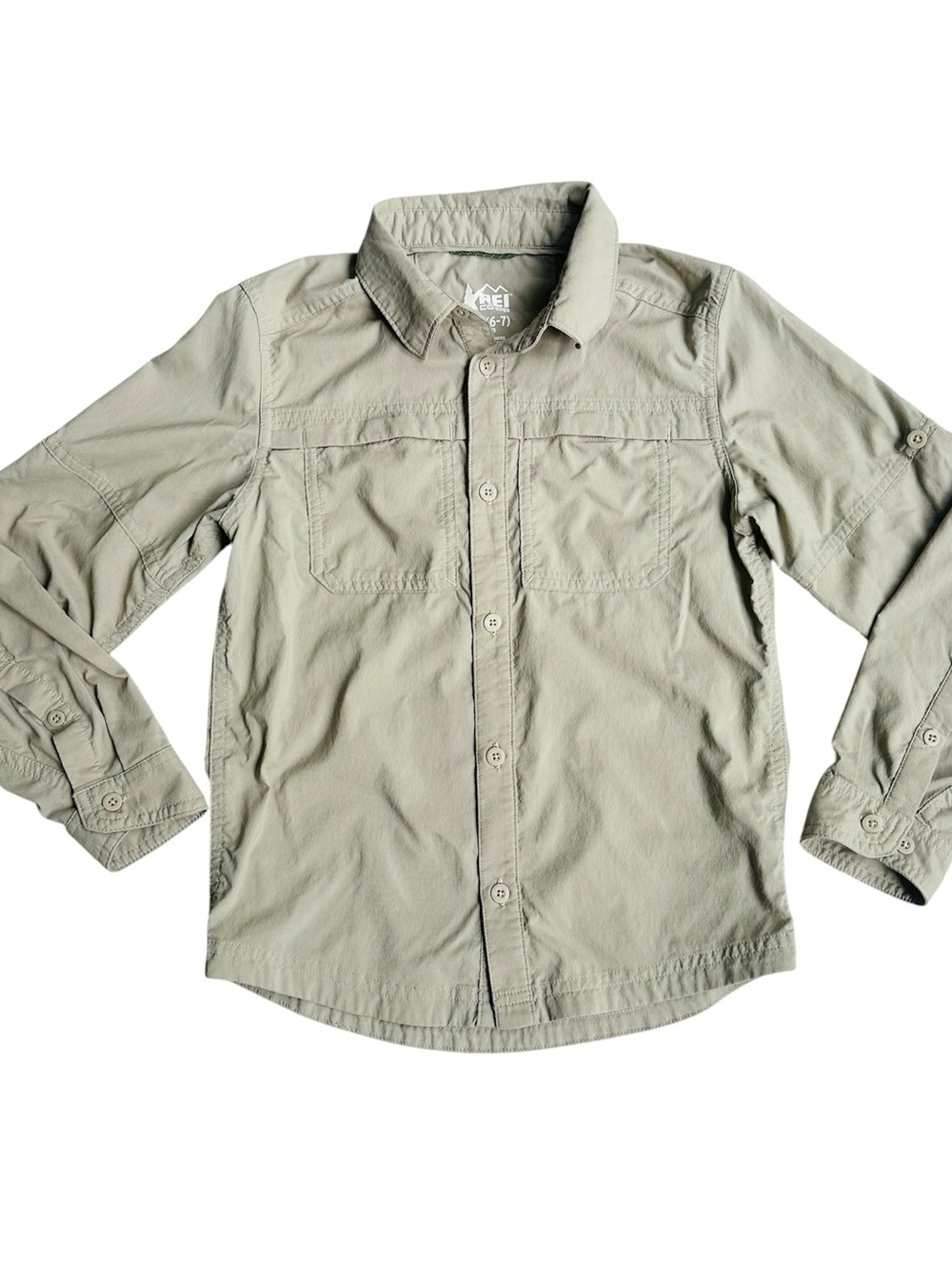 EUC Boys REI Co-op Sahara Outdoor Hiking Shirt Size XS (6-7 years)